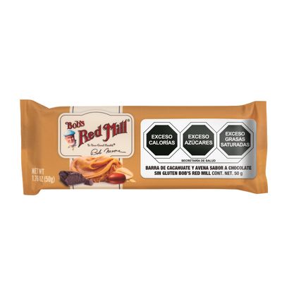 Bobs Red Mill Peanut Butter Chocolate Oats Snack Bar - 1.76 Ounce Pack of 1 - Gluten Free, Non-GMO, Whole Grain