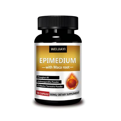 WEIJIAYI Epimedium can Enhance Male Sexual Function - Super Epimedium, containing 500 milligrams per Serving, Combined with extracts from Dongge Ali, Saw Palm, Ginseng, and Black maca Root,