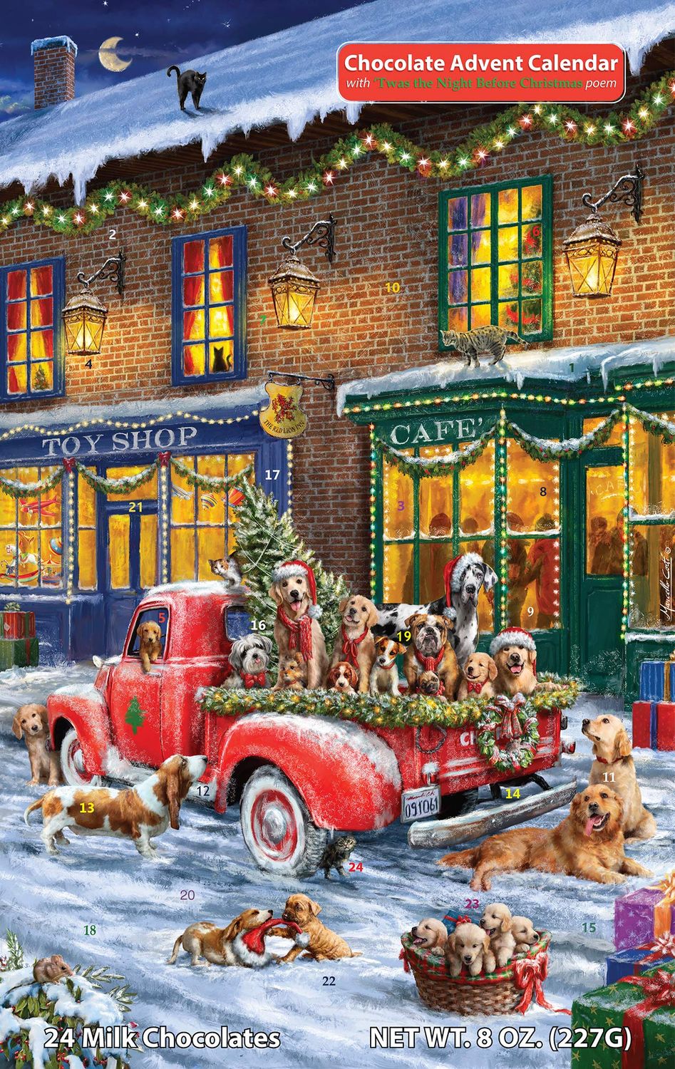Doggone Christmas Chocolate Advent Calendar Countdown to Christmas
