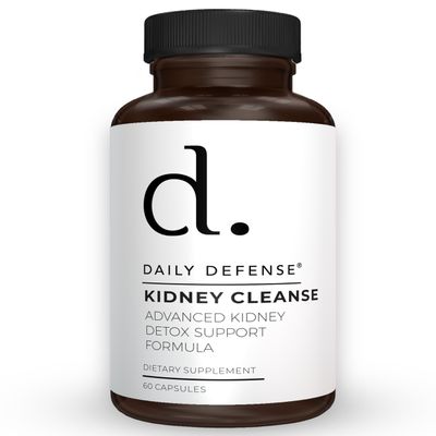 Daily Defense Kidney Support Supplement Kidney Cleanse Detox Vitamins with Chanca Piedra, Astragalus Root, Cranberry Extract, Stinging Nettle Leaf, Horsetail Powder, Juniper Berry More - 60 Caps
