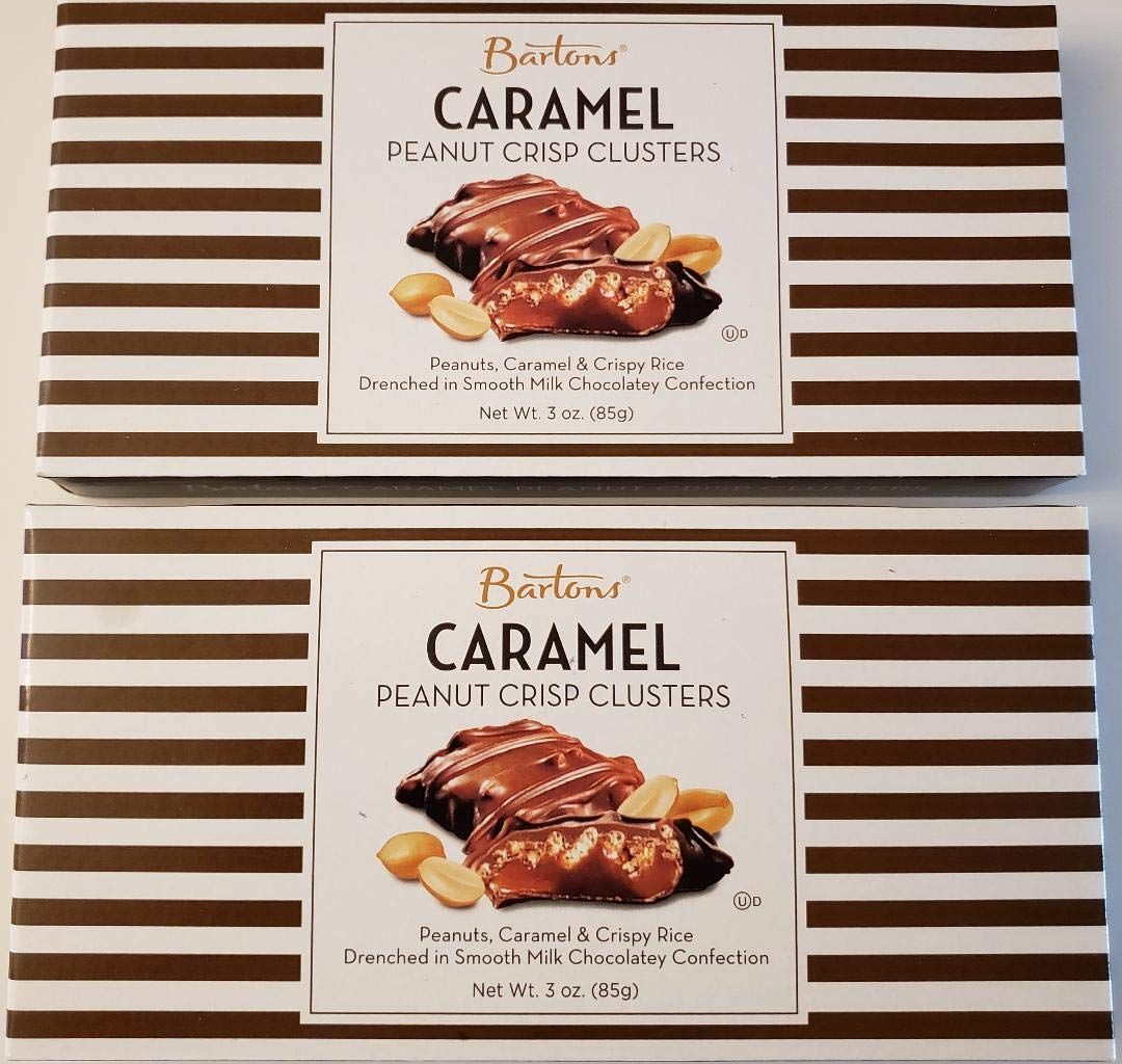 Bartons Caramel peanut crisp clusters 2 boxes