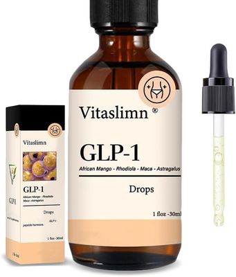 GLP-1 Supplement Drops for Weight Appetite, Suitable for Men and Women 30ml 1 PCS