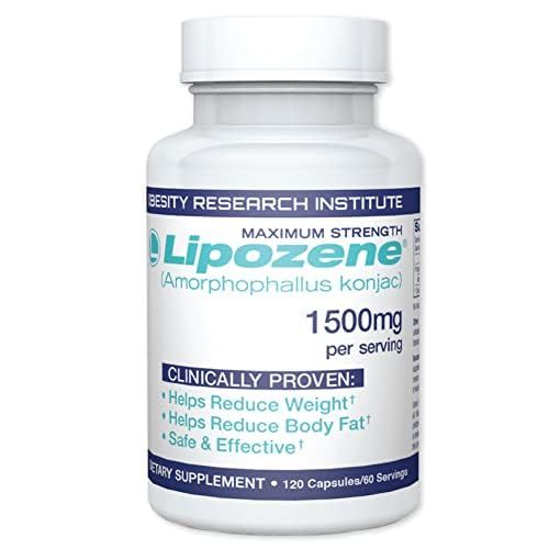 Lipozene Weight Loss Supplement, Clinically Proven Konjac Root Fiber Blend