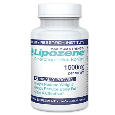 Lipozene Weight Loss Supplement, Clinically Proven Konjac Root Fiber Blend