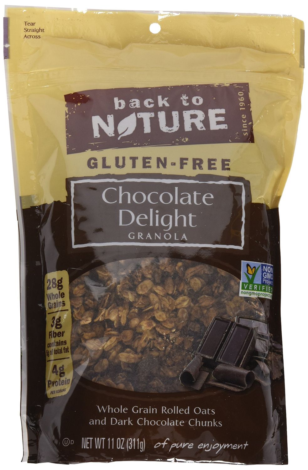 Back to Nature Gluten-Free Chocolate Delight Granola 11oz 2 Pack