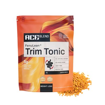 Ace Blend Trim Tonic 15 Serves Daily Fiber Psyllium-Free Gut Health SolubleInsoluble 15 Sachets
