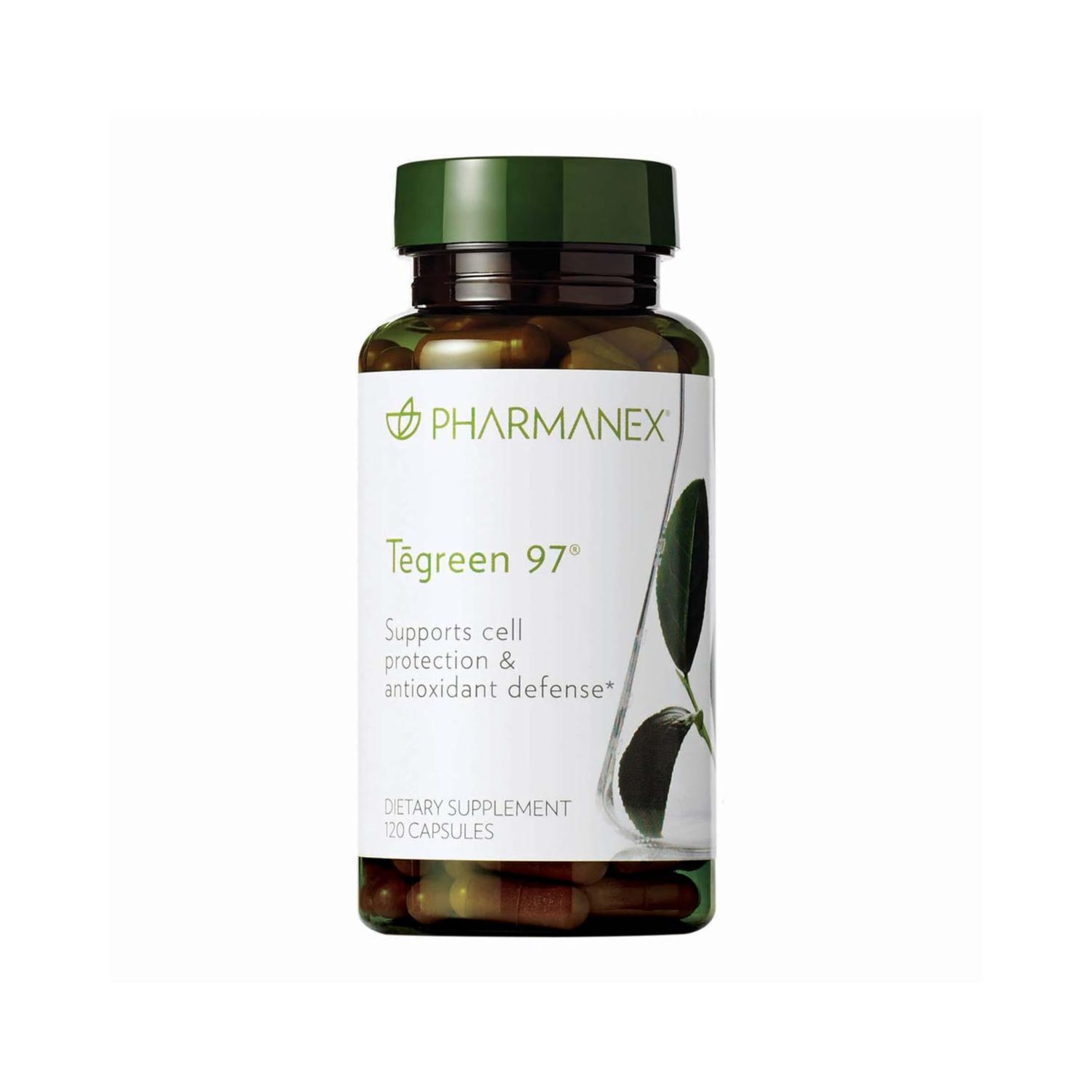 Nu Skin Pharmanex Tegreen 97 Cell Protection 120 Count Antioxidant Support for Healthy Cell Function Proprietary Green Tea Extract