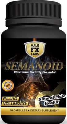 SEMANOID 60 Caps Maximum Fertility Formula and Semen Volumizer - Advanced Fertility Ingredients and Male Prenatal Vitamin Blend, 1 Month Supply