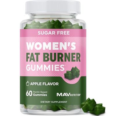 Women s Fat Burner Gummies for Weight Loss Green Tea, Green Coffee Bean, Garcinia Cambogia Ketones Fat Burners for Women Weight Loss Gummies Green Tea Fat Burner Supplements 60 Count