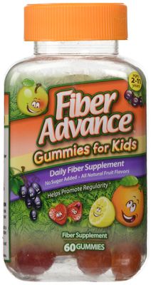 Fiber Advance Gummies For Kids Daily Fiber Supplement, 60 count
