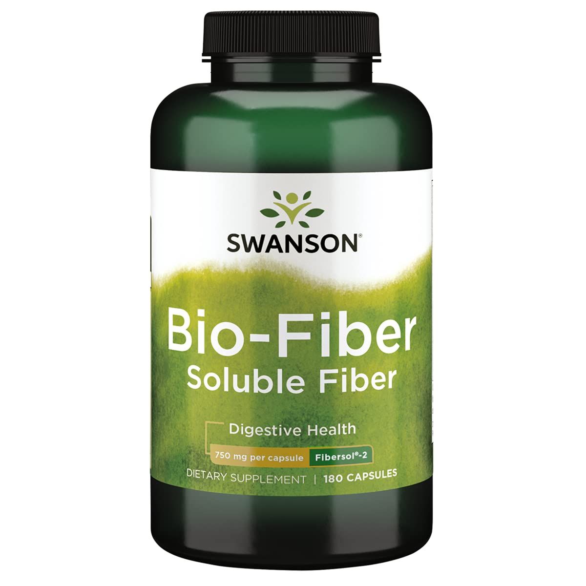 Swanson Bio-Fiber- 750 Milligrams 180 Capsules