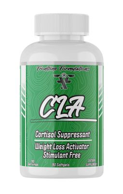 Frontline Fomulations CLA, Cortisol Suppressant, Stimulant Free, Enhances Energy and Metabolism, Increased Energy and Endurance, Train Harder, Recover Faster, Veteran Owned and Operated 90 Servings