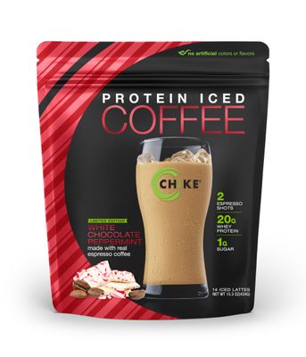 CHIKE White Chocolate Peppermint Protein Iced Coffee