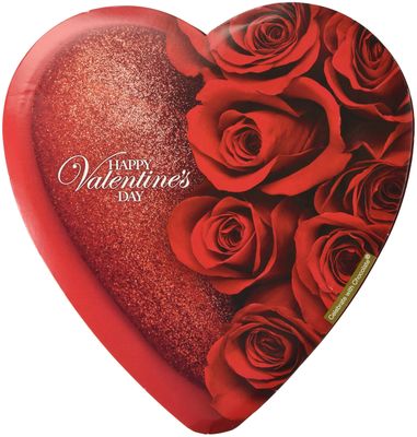 Elmer Celebrate with Chocolate Assorted Chocolates, 6.8 Ounce Valentine Heart Box Rose Design Varies