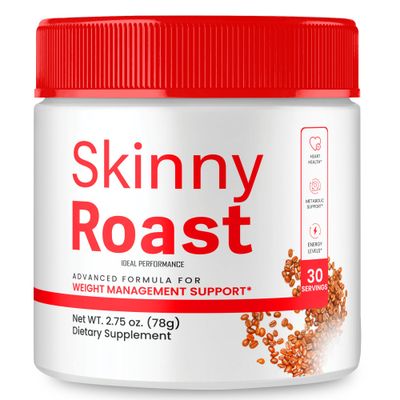 Skinny Roast Powder, Skinny Roast Coffee Advanced Formula Supplement, SkinnyRoast Supplement to Support Healthy Lifestyle, Official SkinnyRoast Overall Health and Fitness Reviews 1 Pack