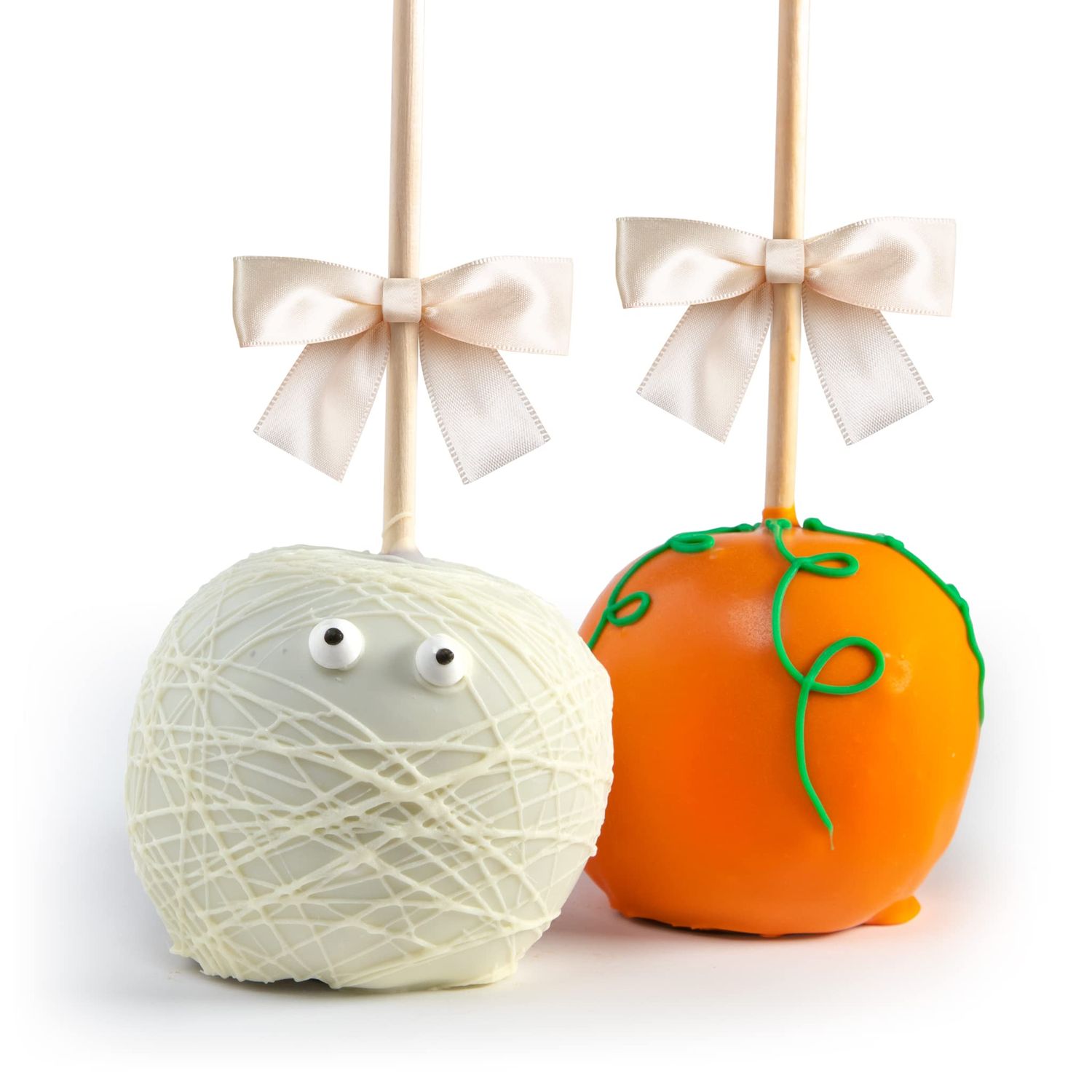 A Gift Inside Happy Halloween Chocolate Covered Caramel Apples