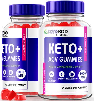 2 Pack KetoBod Keto ACV Gummies, Premium Keto BOD Weight Loss ACV Gummie, KetoACV Gummy, All Natural Apple Cider Vinegar 1000MG, Official Keto Body Gomitas Reviews 120 Gummies