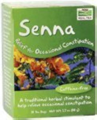 NOW Foods Senna Tea - 24 Tea Bags- 2 Pack