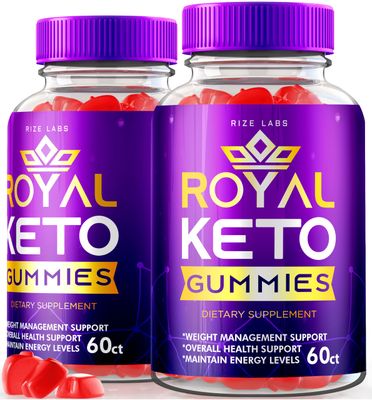 rize labs - Royal Keto ACV Organic Gunmies, Belly Fat Diet, Support Weight Loss for Men and Women with Apple Cider Vinegar, Provides Extra Strength 120 Gummies 2 Pack
