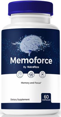 Memoforce Pills, Unlock Your Full Potential with MemoForce Capsules - Supports Memory, Focus Concentration, for Cognitive Health and Function, Official Memo Force Reviews 60 Capsules