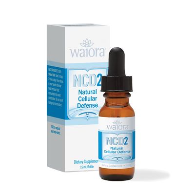 NCD2 by Waiora, Activated Liquid Zeolite Drops for Natural Body Cleanse Promote Immune Support and pH Balance, Mix in FoodDrink, All Natural, ONE 0.5 oz Bott 90 serv