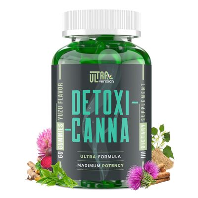 Ultraverixian Detox Gummies, Natural Plant-Based Detox Supplement for Liver, Kidney, Gut, 1 Pack
