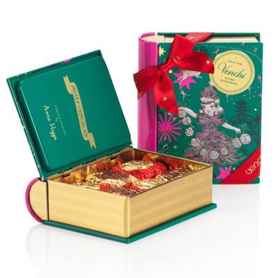 Venchi - Christmas Collection - Mini Book with Assorted Chocoviar Chocolates, 4.16 oz - Gift Idea - Gluten Free