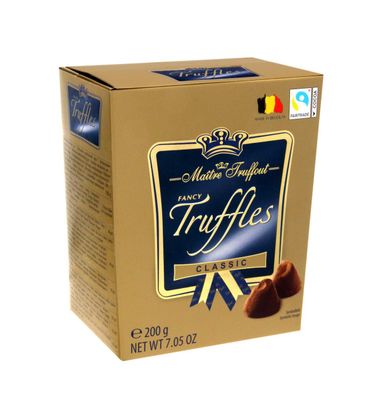 Maitre Truffout Chocolate Truffles, 7.05oz Classic