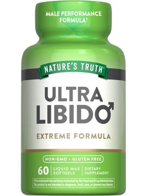 Natures Truth Libido Supplement for Men 60 Softgels Non-GMO Gluten Free Pills