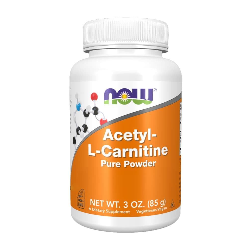 Acetyl-L Carnitine Pure Powder - 3 oz 85 Grams by NOW