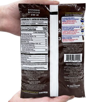 CHOCOMELHER Strawberry Flavor - 2Pack - Milk Chocolate with Strawberry Flavor Coating for Frozen Bananas and Other Fruits - Best to Make Crunchy Chocobananos - 13.22 Oz. Bags