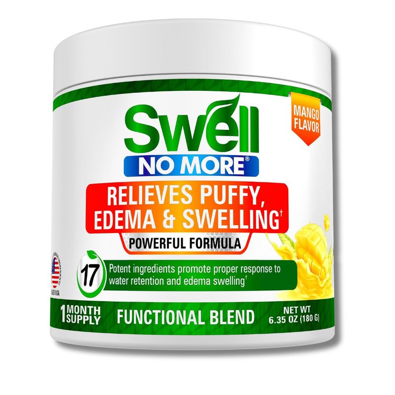 swell no more Swollen Feet and Ankles? Reduce Swelling Legs, Edema Relief for Legs, Edema, Ankle Swelling Relief, Water Pills for Swollen Legs, Anti Bloat, Puffy Face Reducer, 1