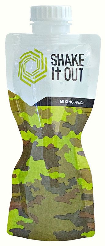Shake It Out is the on-the-go beverage container, better mixing, better tasting experience, disposablerecyclable. Compact, flexible design completely dissolves powder Supplements. Camo, 7 Pack