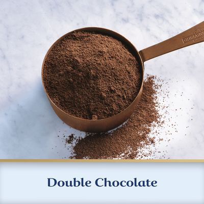 GHIRARDELLI Double Chocolate Hot Cocoa Mix, 10.5 OZ Bag Pack of 6