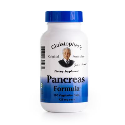 Christophers Original Formulas Pancreas Formula - Pancreas Cleanse Detox Repair - Probiotics for Digestive Health