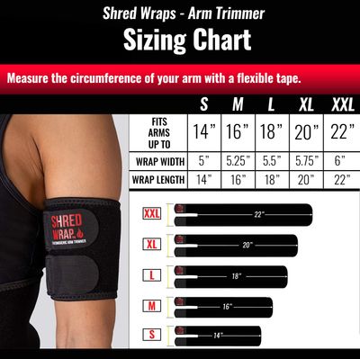 Iron Bull Strength Shred Wraps for Arms - Thermogenic Arm Trimmers for Weight Loss - Premium Fat Burning Bands with Slimming Technology - Body Wraps for Arms Toning Large