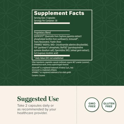 Global Healing Center - Ultimate Cellular Health - NAD Supplement for Women Men, Cellular Repair, Includes Resveratrol for Anti-Aging, Supports NAD Plus, Alternative to Nicotinamide Riboside
