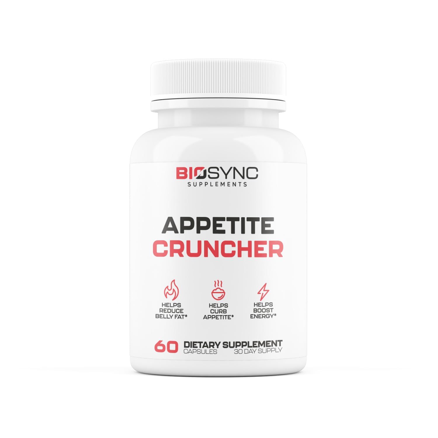 Appetite Cruncher - Weight Loss Pills for Women Fat Burner for Men to Boost Metabolism, Appetite Suppressant, Carb Blocker 5 Research Backed Ingredients for Weight Loss - 60 Diet Pills for Adults