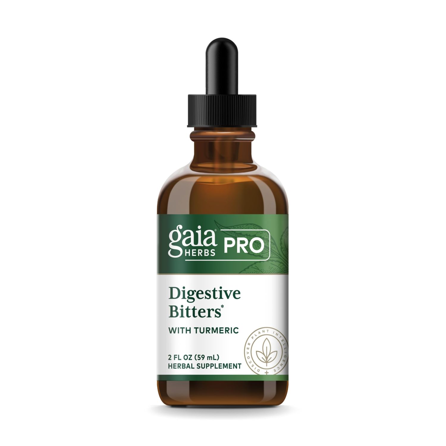 Gaia Herbs Pro Digestive Bitters with Turmeric - 2 Fl Oz