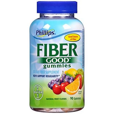 Phillips Fiber Gummies, 90 Count - Buy Packs and Save Pack of 2