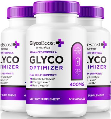 NutraRize 3 Pack GlycoBoost - Official Glyco Boost Blood Support Formula, All Natural Capsules for Healthy and Stable Levels, GlycoBoost Blood Vessel Cleaner, Glyco Boost Optimizer 180 Capsules