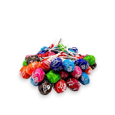 Tootsie Rol Lollipops-All 9 Assorted Fruit Flavors With Chocolate Center-3 lbs Of Americas Favorite Lollipop Individually Wrapped Peanut Free Gluten Free48 oz