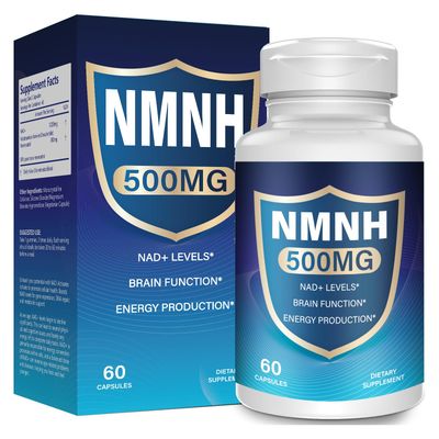 NMNH Supplement Alternative -NMNH Dihydronicotinamide Mononucleotide, 500mg per Serving, Boost NAD Levels More Effective Than Nicotinamide Riboside for Anti Aging, Energy, Focus - 60 Capsule