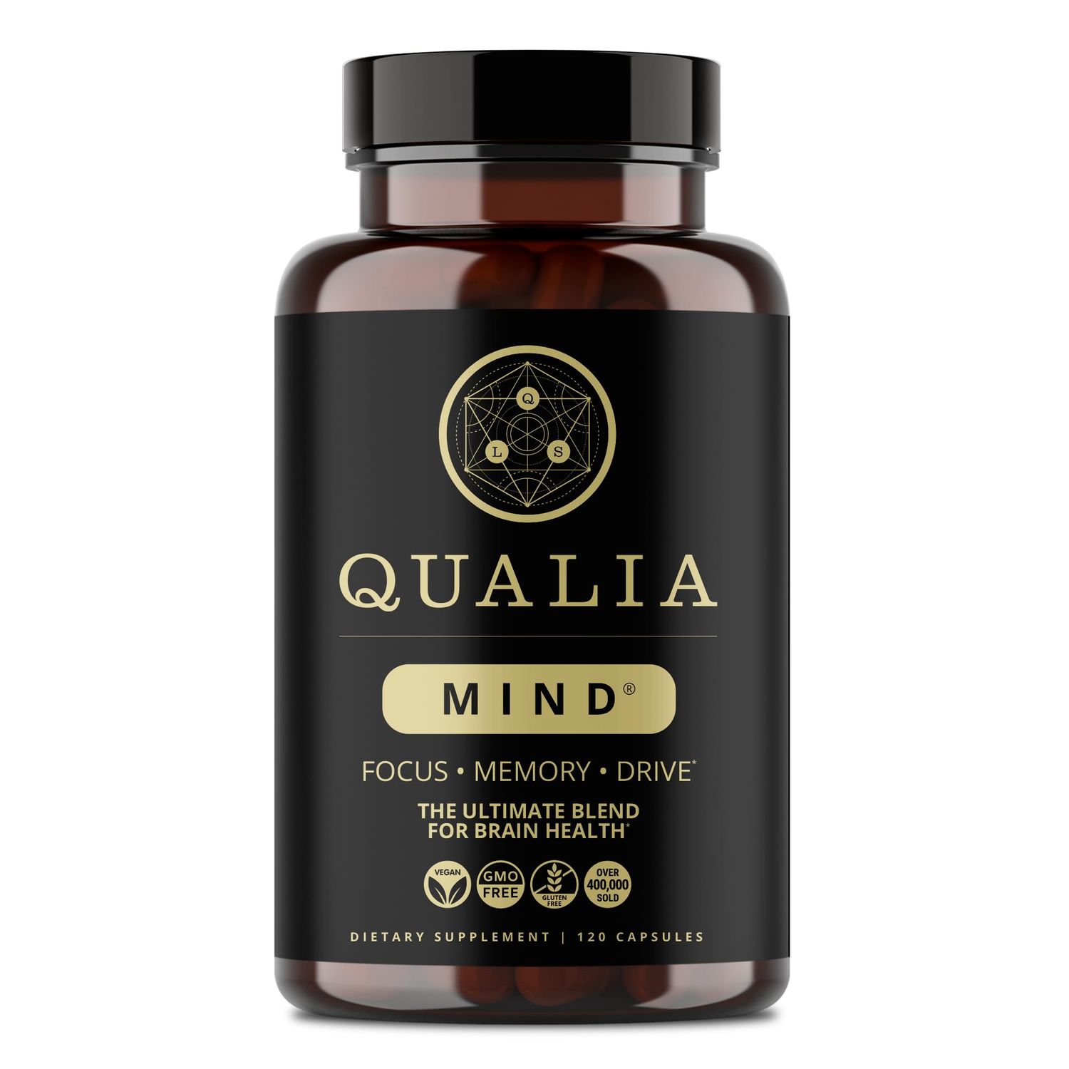 NEUROHACKER COLLECTIVE Qualia Mind The Ultimate Blend for Brain Health Doctor-Formulated Nootropic to Fuel Focus Concentration Supports Long Term Brain Health Maintain Drive Productivity