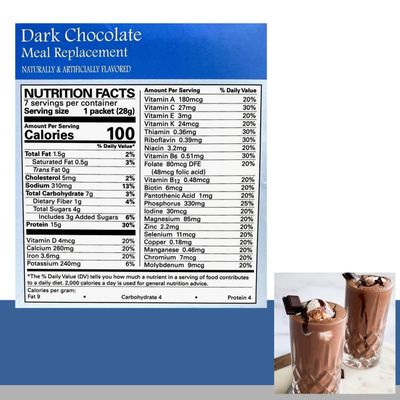 BestMed Weight Loss Dark Chocolate PuddingShake Mix - 7Box Gluten Free, KETO Friendly, Low Calorie, Low Carb, Vitamin Fortified, Meal Replacement