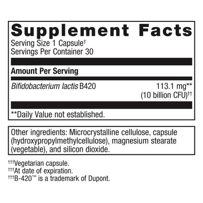 Metagenics UltraFlora Control Probiotic - Daily Probiotic Supplement to Help Support Healthy Body Weight Regulation - 30 Servings