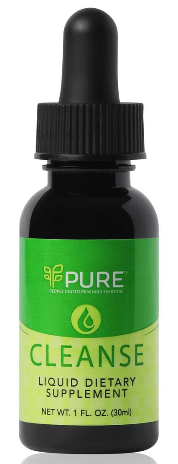 Pure Cleanse, Liquid 1oz. - Natures Gentle Cleanse with Cascara Sagrada for Occasional Constipation, Promotes Digestive Health, Vegan-Friendly, Contains Probiotics for Optimal Gut Health Support