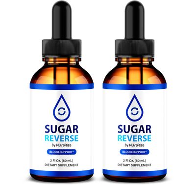 2 Pack Sugar Reverse Drops - Natural Way to Maintain Health, Organic Formula to Support Healthy Lifestyle, Sugar Reverse Drops Premium Nutrition, SugarReverse En Gotas 60 Servings