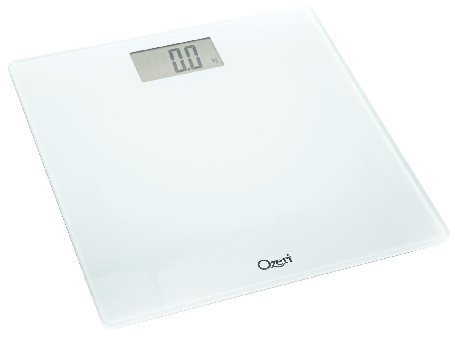 Ozeri Precision Body Weight Scale 440 lbs Step-on Bath Scale in Tempered Glass